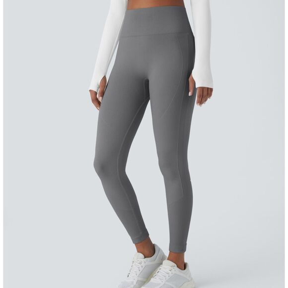 HALARA High-Waisted Gray Leggings - Picture 2 of 10